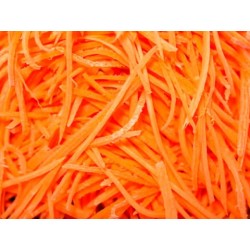 Zanahoria Rallada 1Kg (Limpia, Listo para consumir)